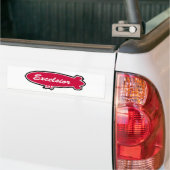 木毛のギア バンパーステッカー (トラック上)