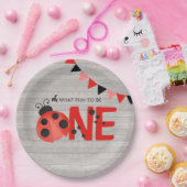 木水の色ラディバグああ何のおもしろいを1にする ペーパープレート (パーティー)