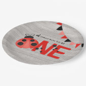 木水の色ラディバグああ何のおもしろいを1にする ペーパープレート (アングル)