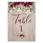 木水カラー花模様（ライトストリング） テーブルナンバー (裏面)