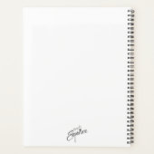 木水彩墨画 プランナー手帳 (裏面)