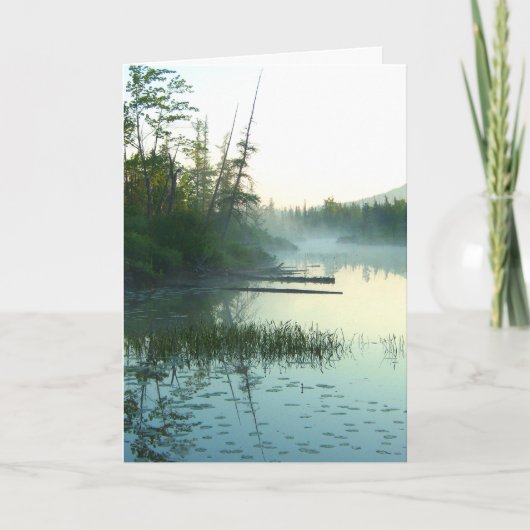 木水沼地の景色 カード (正面)