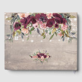 木水素朴色フローララ結婚イト ゲストブック (裏面)