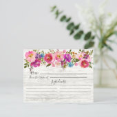 木水素朴色フローラレシピカード ポストカード (スタンド正面)