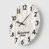 木漏れ効果 ラージ壁時計 (傾斜)