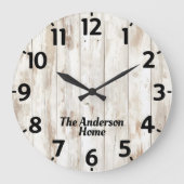 木漏れ効果 ラージ壁時計 (正面)