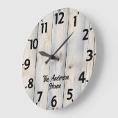 木漏れ効果 ラージ壁時計 (傾斜)