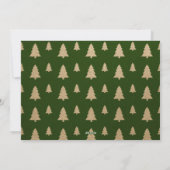 木漏れ日の熊の親子 森のあったかクリスマス シーズンカード (裏面)