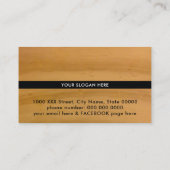 木澄ん質感モダンクラシックプロフェッショナル 名刺 (裏面)