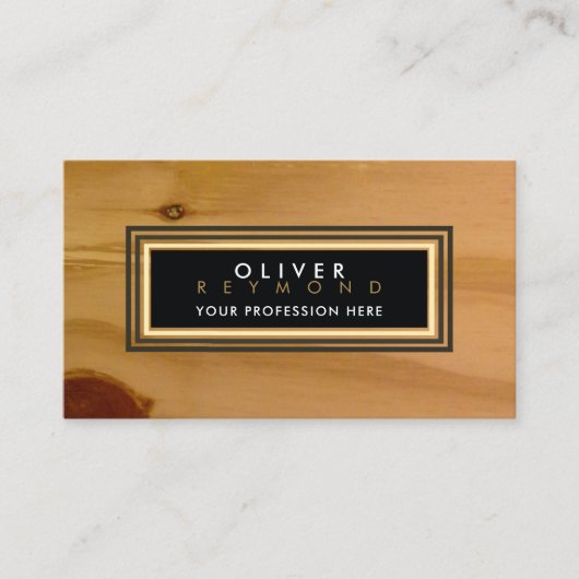 木澄ん質感モダンクラシックプロフェッショナル 名刺 (正面)