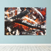 木火 キャンバスプリント (インサイチュ (ウッドフロア))