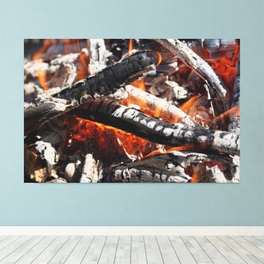 木火 キャンバスプリント (インサイチュ (ウッドフロア))