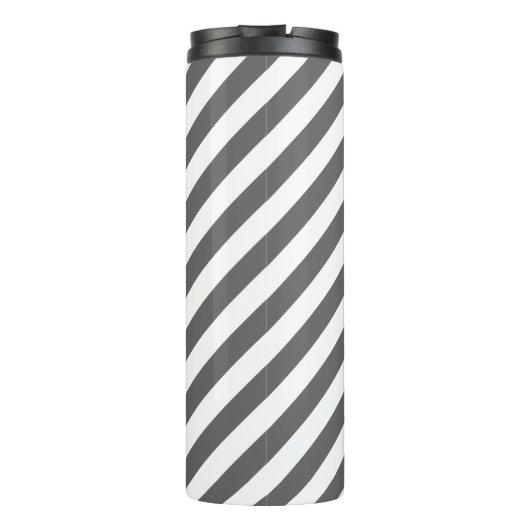 木炭とアクアの名門私立校風のモノグラストライプム タンブラー (裏面)