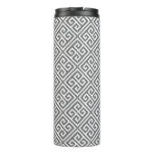 木炭とアクアギリシャ鍵モノグラム タンブラー (裏面)