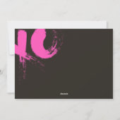 木炭とピンキモダンッシュ5フォトバレンタイン シーズンカード (裏面)