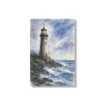 木炭と水の色のライトハウスでロッキーコースト