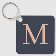 木炭と薄桃色パーソナライズされたモノグラムの