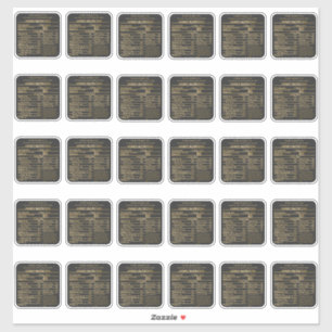 木炭と金ゴールドの養分ラベル シール