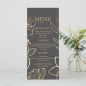 木炭と金ゴールド結婚のメニュー メニュー (スタンド正面)