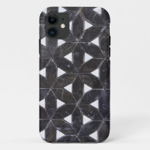 木炭のグレーモザイクの花の生活パターン