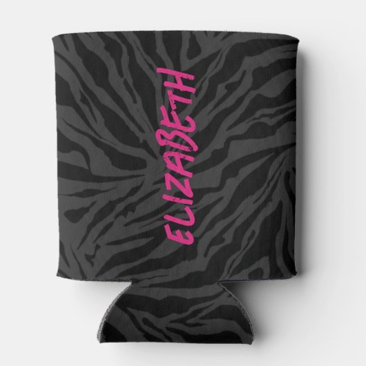 木炭のヒョウ柄 缶クーラー (裏面)