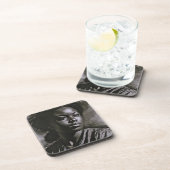 木炭の中の「ジャスミン」 コースター (右側)