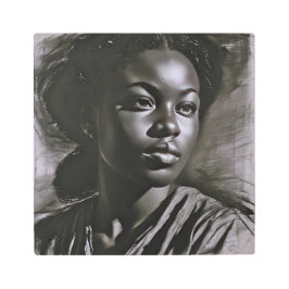 木炭の中の「ジャスミン」 メタルプリント