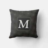 木炭の丸模様 クッション (裏面)