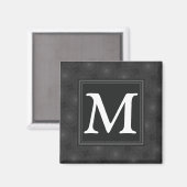 木炭の丸模様 マグネット (正面/裏面)