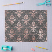 木炭の切り離し作業におけるピンクのスクロール 薄葉紙 (クラフト)