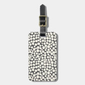 木炭の小さい星の荷物のラベル ラゲッジタグ (正面縦)