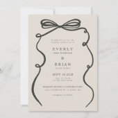 木炭の弓フレ結婚ーム 招待状 (正面)