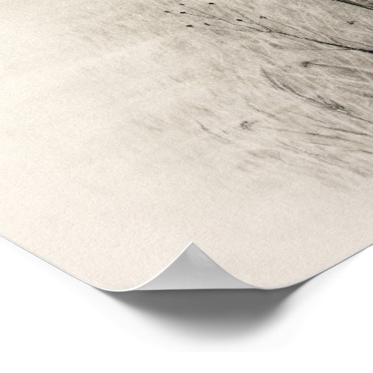 木炭の白馬 ポスター (角)