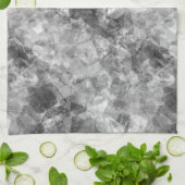 木炭の縮れた食感 キッチンタオル (折り畳み)