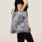 木炭の縮れた食感 トートバッグ (クローズアップ)