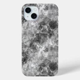木炭の縮れた食感 iPhone 15 MINIケース