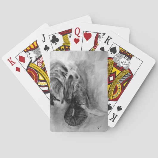 木炭の象遊カード トランプ (裏面)