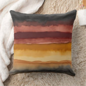 木炭の赤と黄色 クッション (ブランケット)