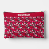 木炭の離れもみじ – 小さなアクセサリーポーチ アクセサリーポーチ (裏面)