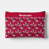 木炭の離れもみじ – 小さなアクセサリーポーチ アクセサリーポーチ (正面)