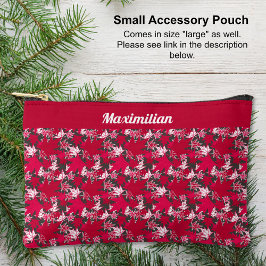 木炭の離れもみじ – 小さなアクセサリーポーチ アクセサリーポーチ