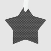 木炭の〔占星術の〕十二宮図記号Leoカーボンファイバーデコール オーナメント (裏面)