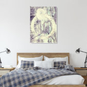 木炭アンティークにおけるリング及びフックスタイル キャンバスプリント (インサイチュ (寝室))