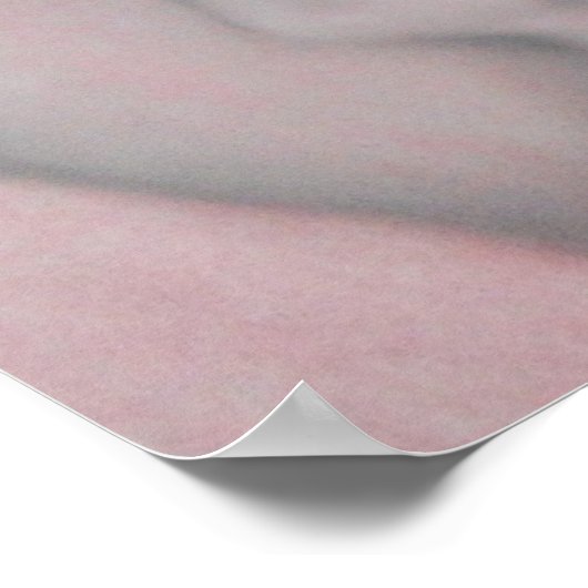 木炭クロップ顔 ポスター (角)