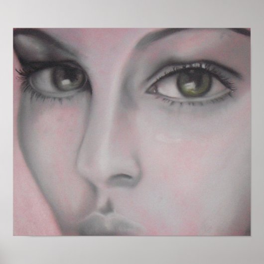 木炭クロップ顔 ポスター (正面)