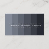 木炭グラデーションなパネル 名刺 (裏面)