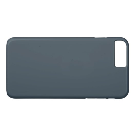木炭グレイ iPhone 8 Plus/7 Plus カバー (裏面(横))