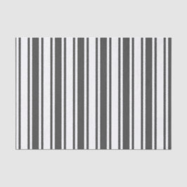 木炭グレーとホワイトキャンディストライプー 薄葉紙
