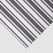 木炭グレーとホワイトキャンディストライプー 薄葉紙 (詳細)