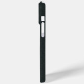 木炭グレーと白の抽象芸術パターン Case-Mate iPhoneケース (裏面 / 左)
